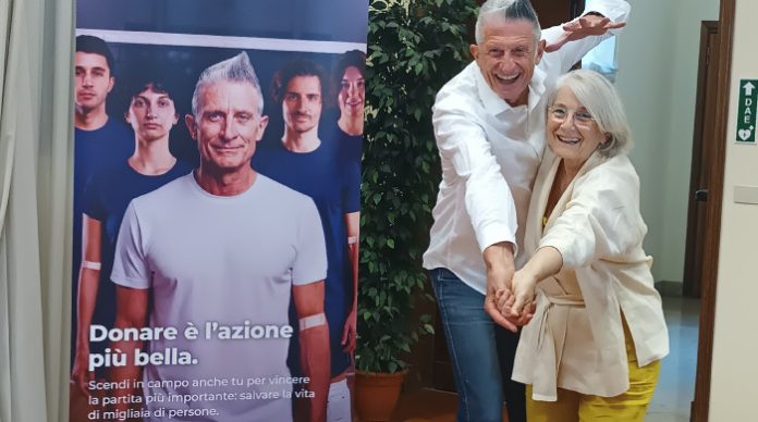 Andrea Lucchetta per la donazione di sangue